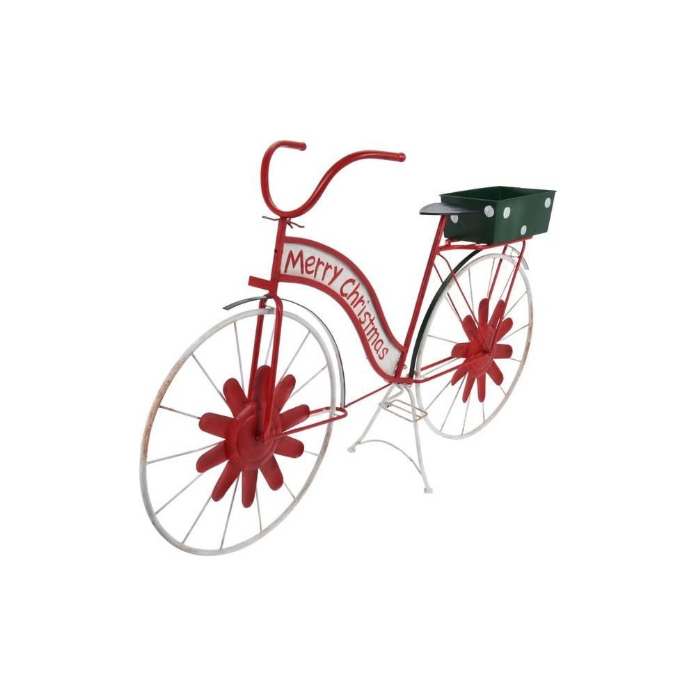 BICI METALLO NATALE 134X85CM